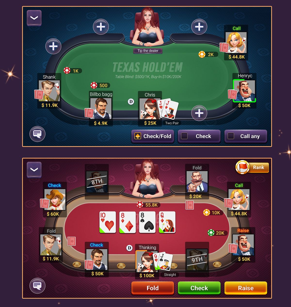 Vn Casino آن لائن کیسینو میں اصل گیمز